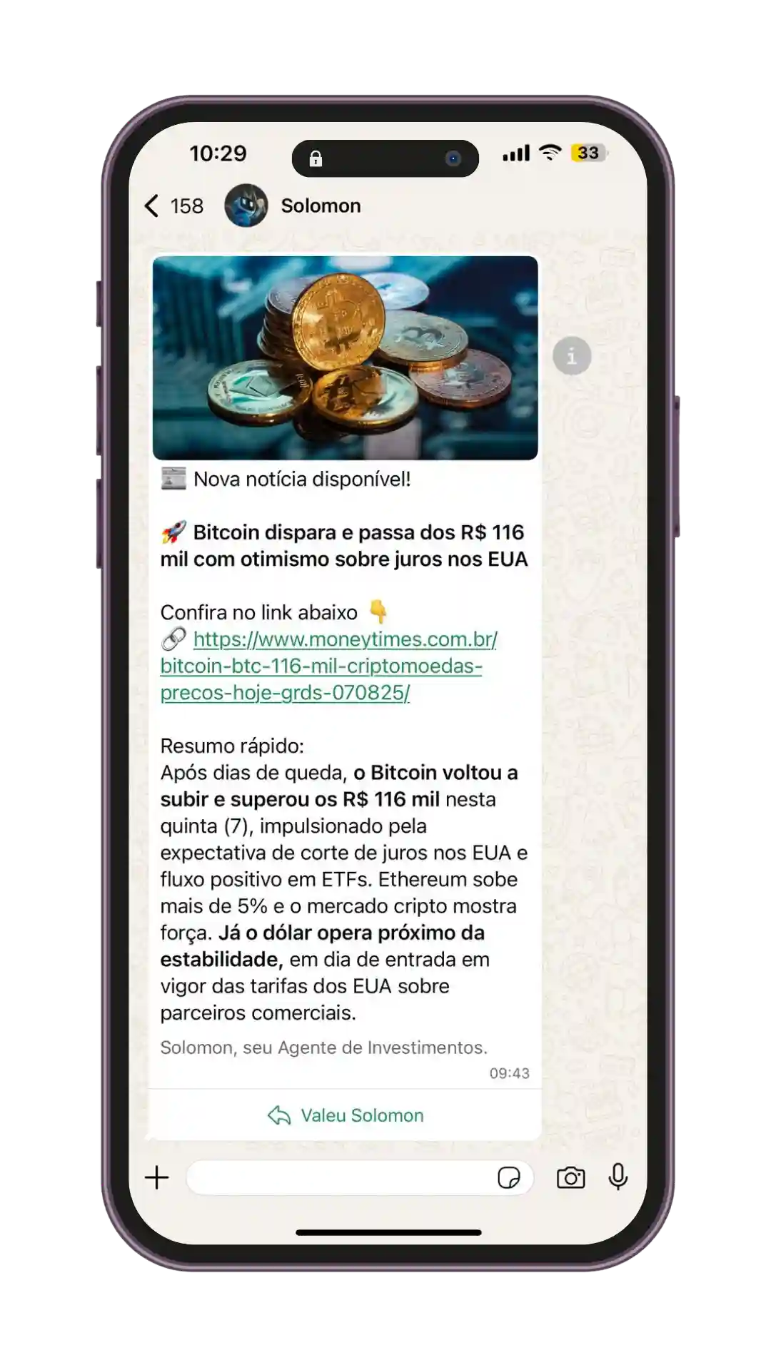 Print da plataforma Solomon 1